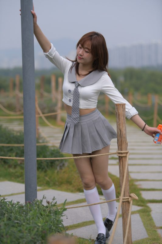 精选街拍 No.280 性感动人的小百褶裙美女（八） [50P/42M]-无料摄影圈