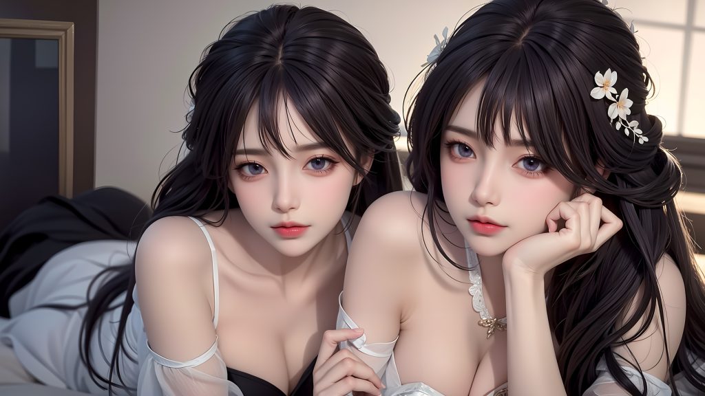 AI绘画 416 少女横屏[31P/300MB]插图1