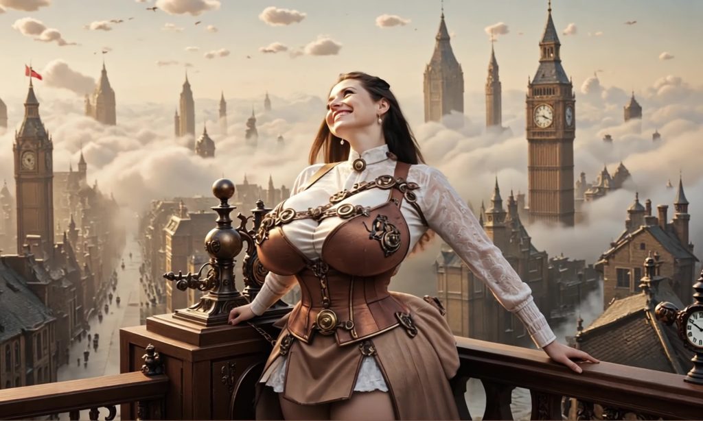 AI绘画 463 Steampunk 2170 World插图1