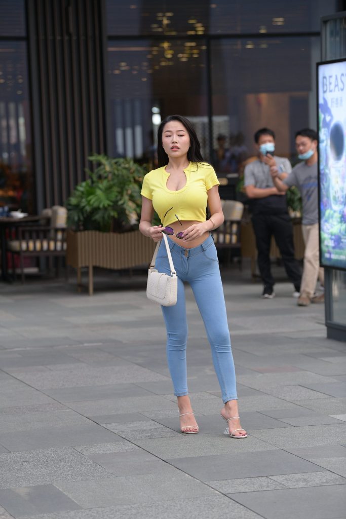 精选街拍 No.320 极品性感紧身牛仔美女 3 [101P/94M]插图1