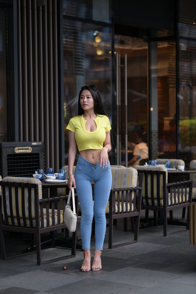 精选街拍 No.321 极品性感紧身牛仔美女 4 [84P/77M]插图1