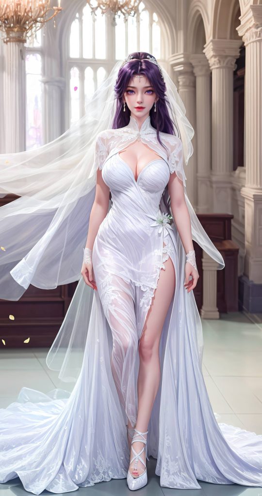 AI绘画 489 云曦白纱[41P/163MB]插图1