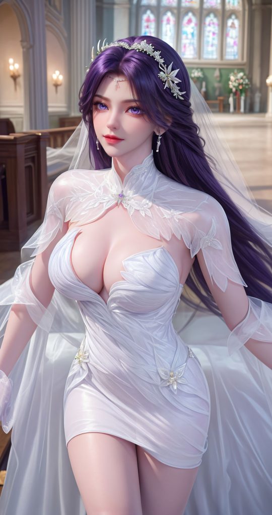 AI绘画 489 云曦白纱[41P/163MB]插图2