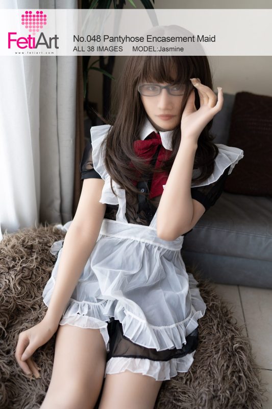 [FetiArt尚物集]NO.048 Pantyhose Encasement Maid MODEL-Jasmine[38+1P/110MB]-无料摄影圈