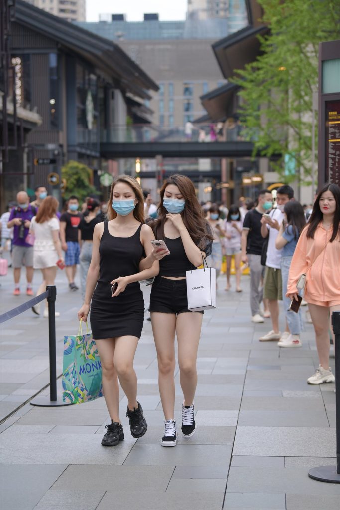 精选街拍 No.364 笔直热裤大白腿 [39P/18M]插图1