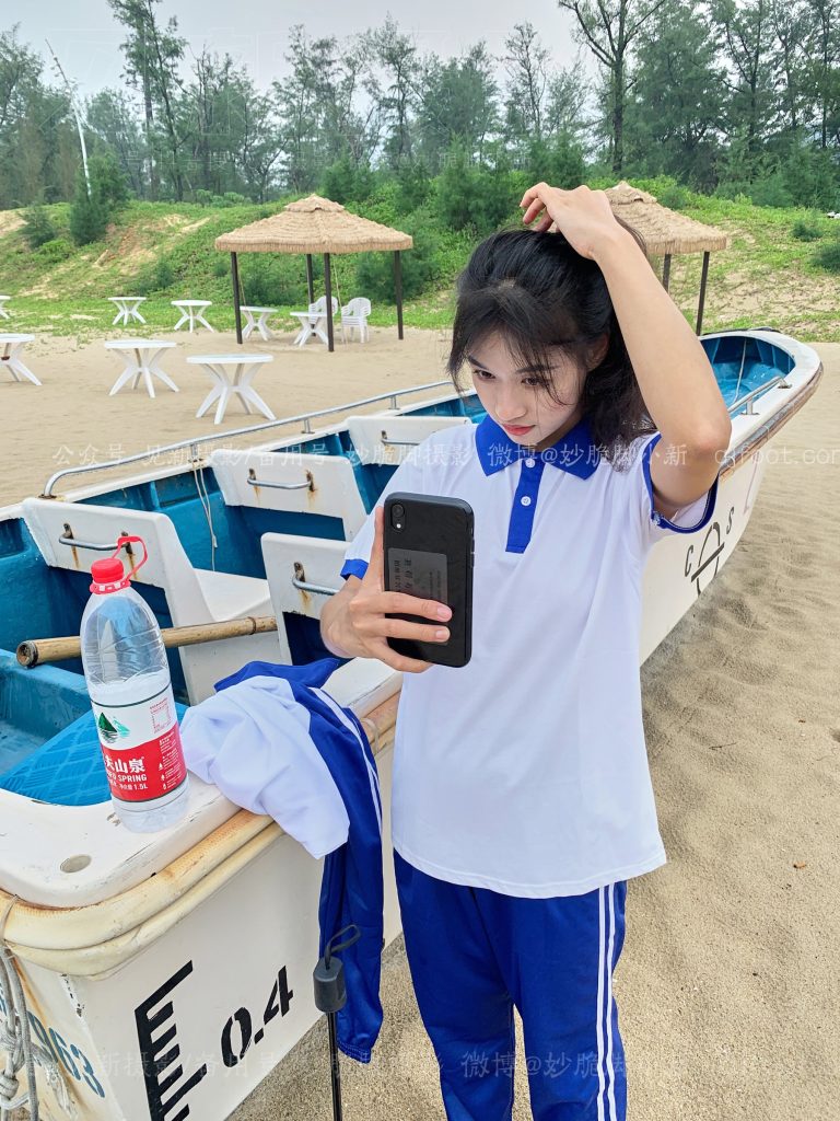 [见新摄影]NO.019 世界上最甜美的沙滩校园风，连海风都是甜的[252P/1V/1.68GB]插图2