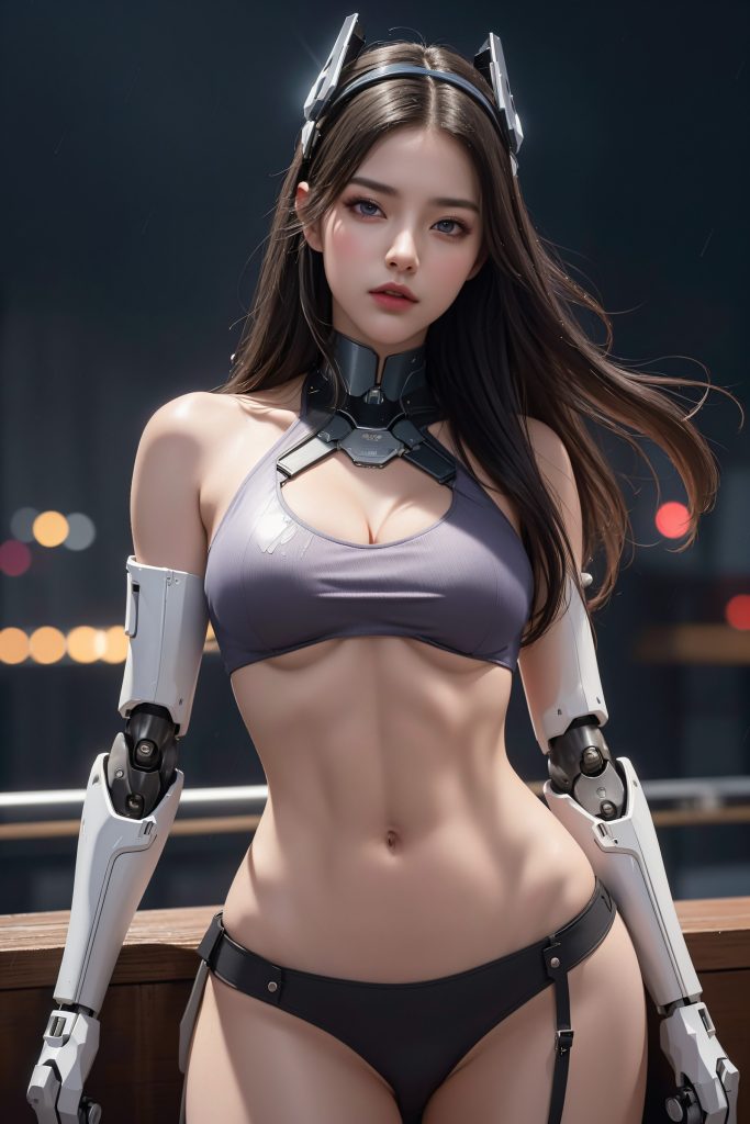 AI绘画 509 机甲少女_内衣写真[39P/38.3MB]插图2