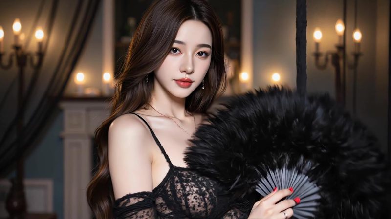 AI Video 073 Black Tulle Confession (Official Music Video) _ Trap x R_B _ Miss Sweet[4K/1V/419MB]-无料摄影圈