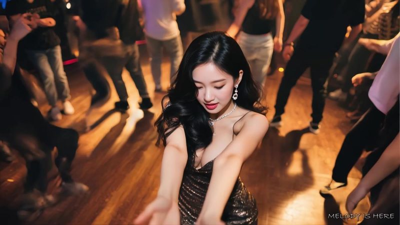 AI VIDEO 080 Dancing Queen – Electronic Pop Vibes – Official Music Video[4K/1V/244MB]-无料摄影圈