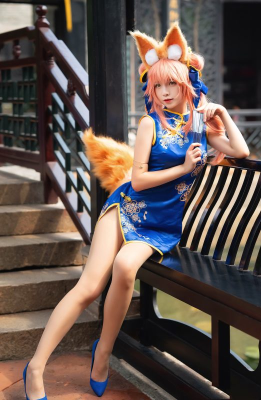 大大卷卷小卷 NO.017 – 玉藻前旗袍[8P/66MB]-无料摄影圈