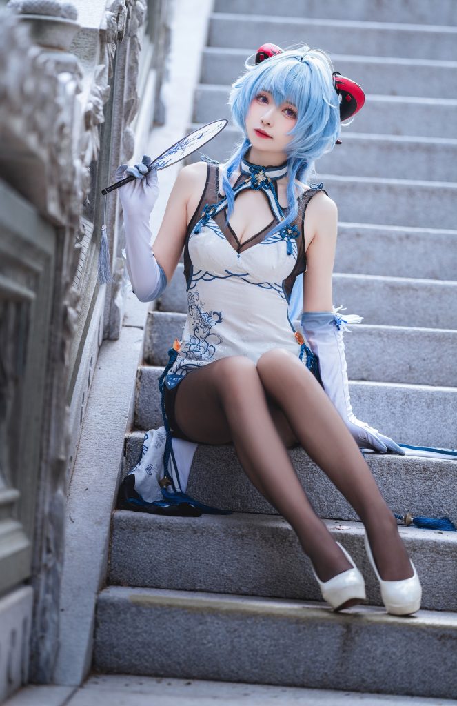 大大卷卷小卷 NO.026 原神甘雨 旗袍[18P/83M]插图1