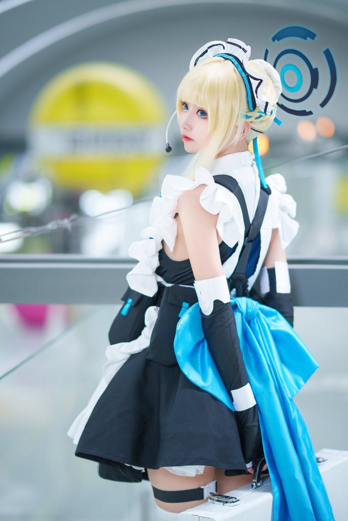 大大卷卷小卷 NO.029 – 碧蓝档案飞鸟马时 短女仆[27P/211MB]插图1