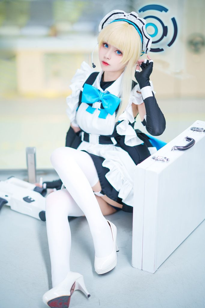 大大卷卷小卷 NO.029 – 碧蓝档案飞鸟马时 短女仆[27P/211MB]插图3