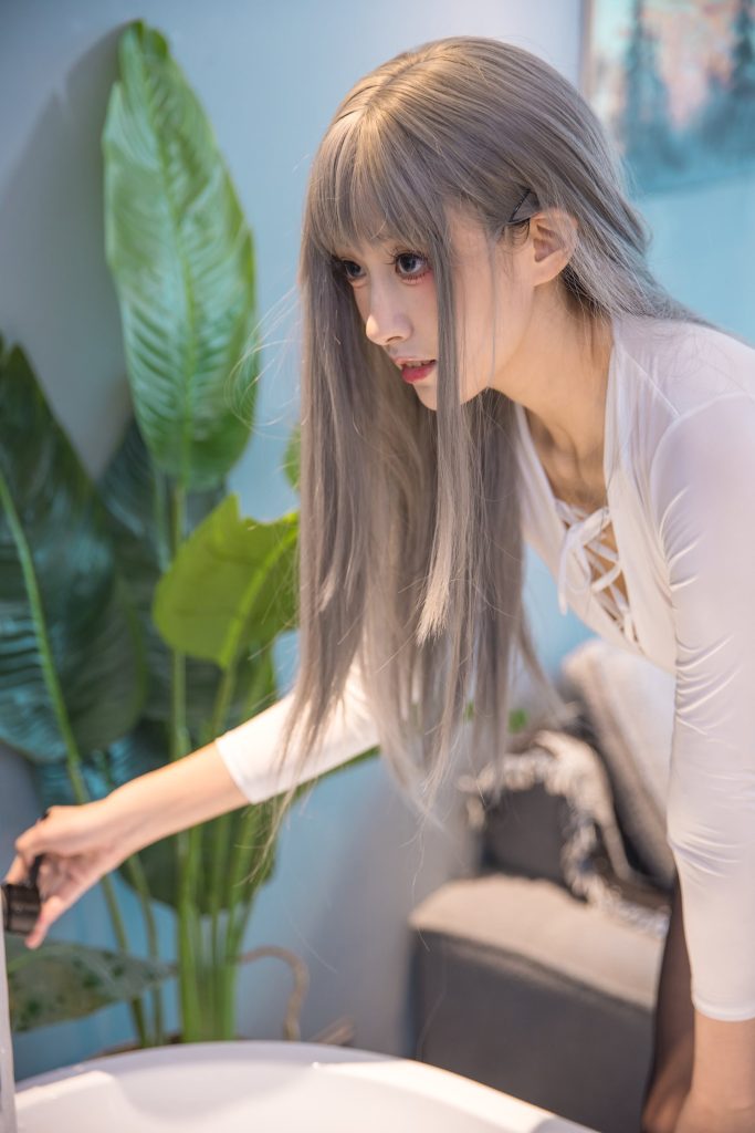 冬马路纱 NO.010 – 浴缸湿身黑丝[23P/410MB]插图3