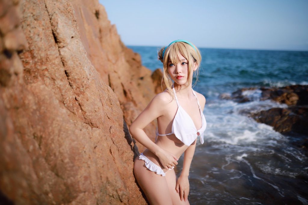 抖娘-利世 NO.027 – 海边索米[30P/88.6MB]插图1