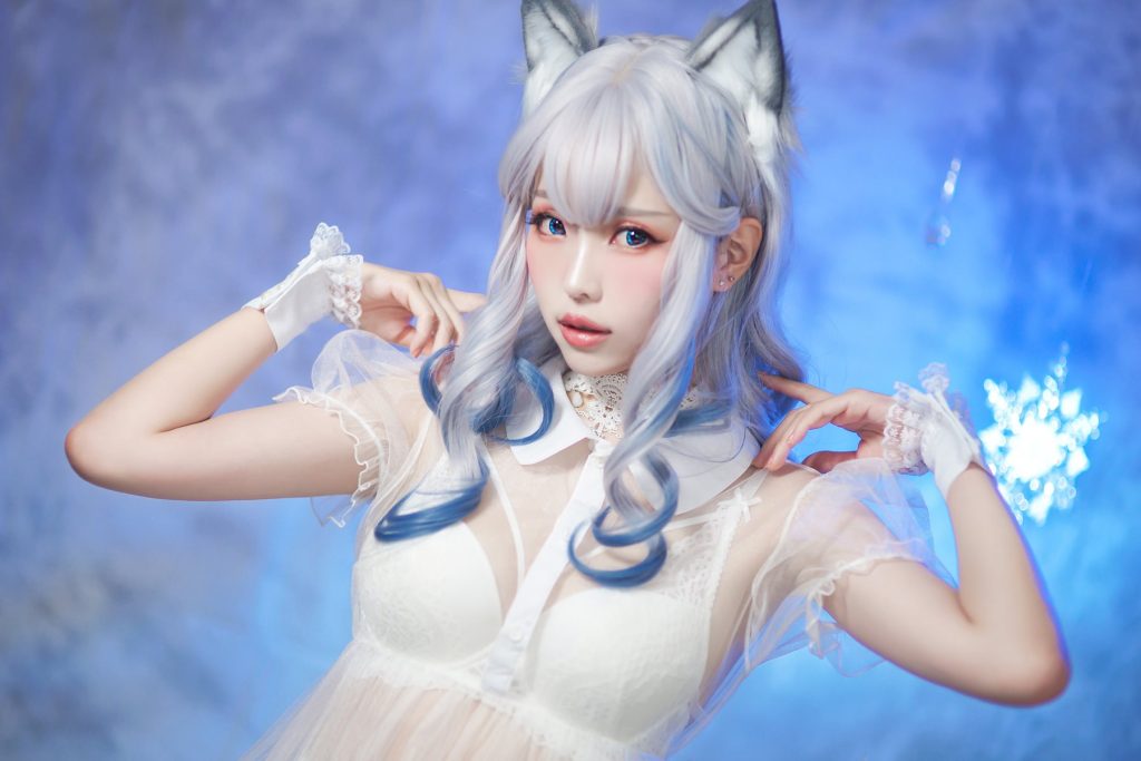 Ely_eee(ElyEE子) NO.034 – 猫耳白丝带[48P/6V/166MB]-无料摄影圈