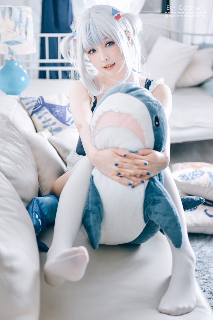 Coser@ElyEE子 078 Gura Swimsuit [19P/19MB]插图2