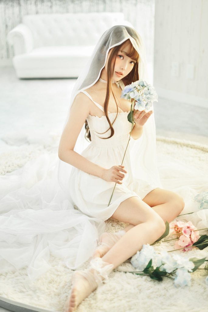台湾Coser@ElyEE子 White Dress [22P/27MB]插图3