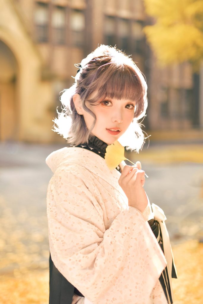 Ely_eee(ElyEE子) NO.126 – Ginkgo Hakama[38P/2V/168MB]插图2