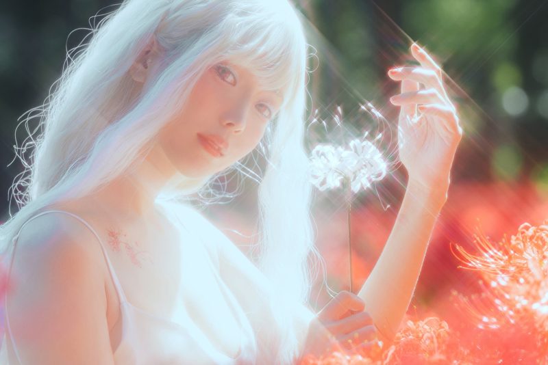 ElyEE子 NO.129 B-White spider lily 白瓷彼岸 [27P/83MB]-无料摄影圈