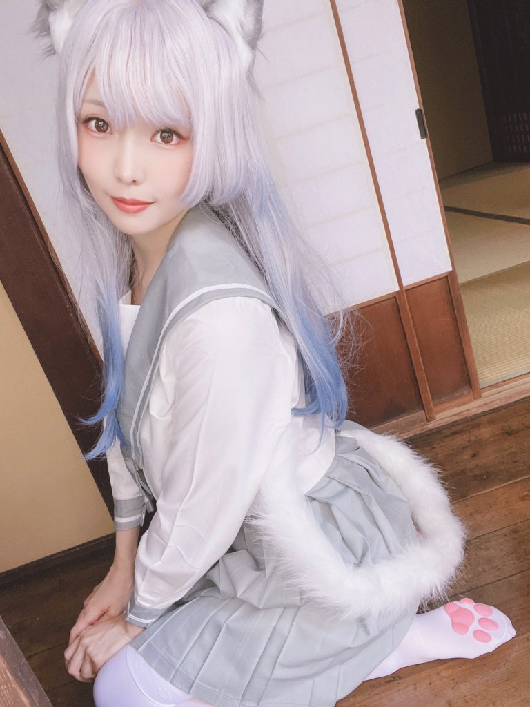 Ely_eee(ElyEE子) NO.148 – Veranda White Cat緣廊白貓[33P/2V/127MB]-无料摄影圈