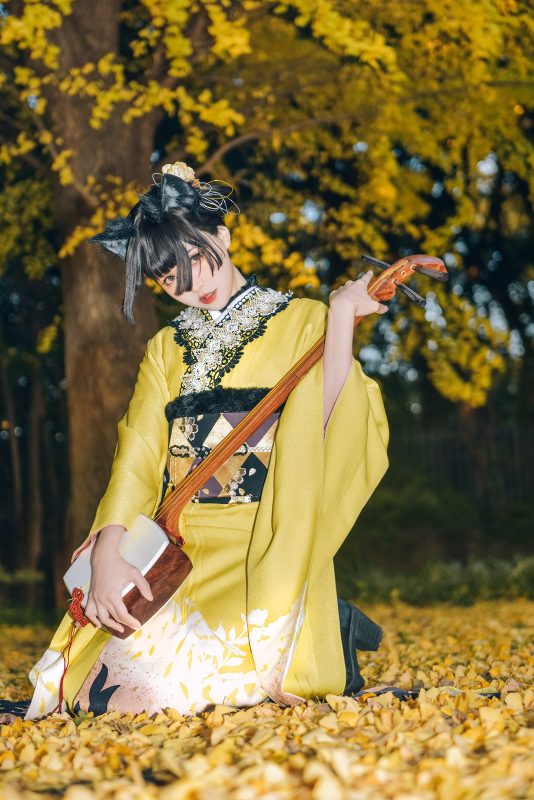 Ely_eee(ElyEE子) NO.160 – Ginkgo Black Cat 銀杏黑貓[23P/1V/106MB]-无料摄影圈