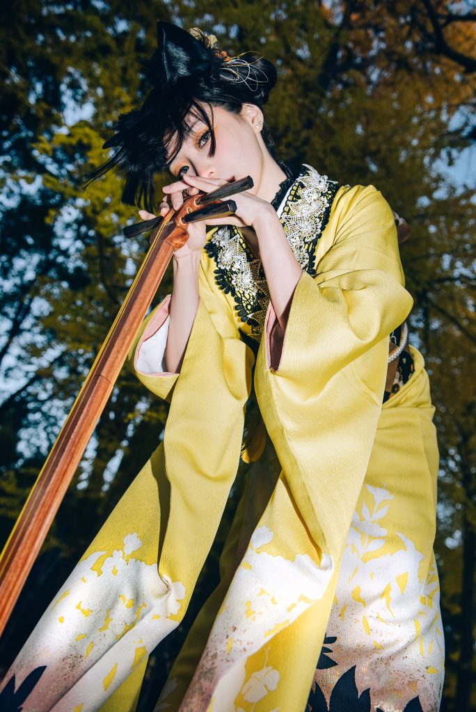 Ely_eee(ElyEE子) NO.160 – Ginkgo Black Cat 銀杏黑貓[23P/1V/106MB]插图3