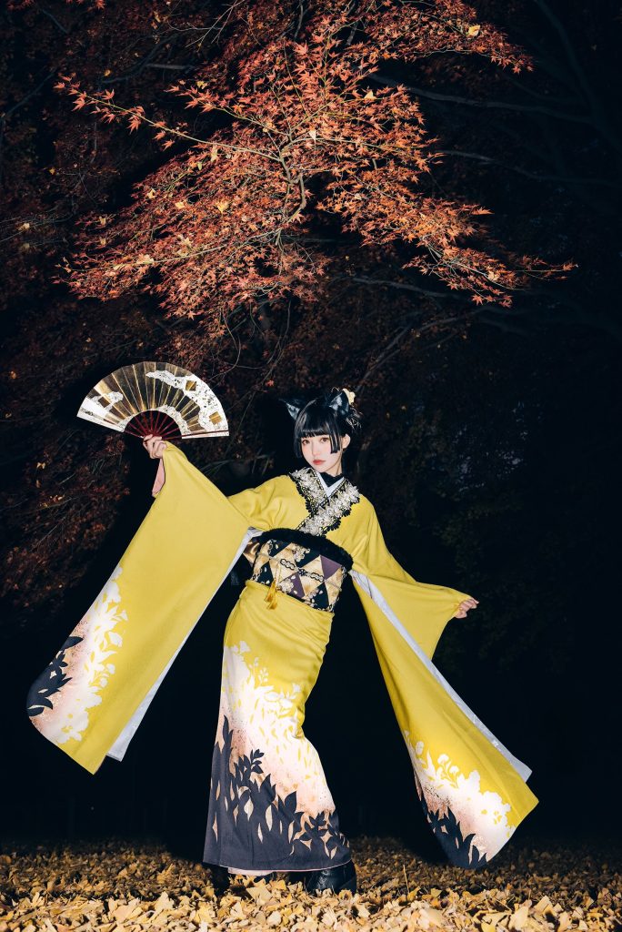 Ely_eee(ElyEE子) NO.160 – Ginkgo Black Cat 銀杏黑貓[23P/1V/106MB]插图2