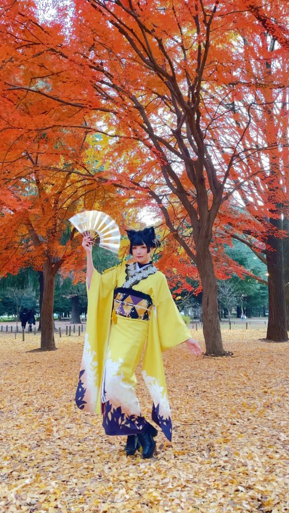 Ely_eee(ElyEE子) NO.160 – Ginkgo Black Cat 銀杏黑貓[23P/1V/106MB]插图1