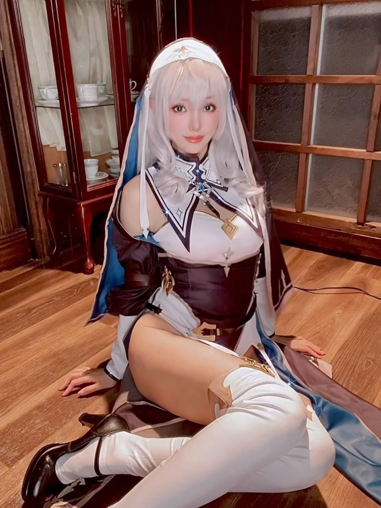 Ely_eee(ElyEE子) NO.164 – Shirogane noel~Nun[27P/13V/206MB]插图2