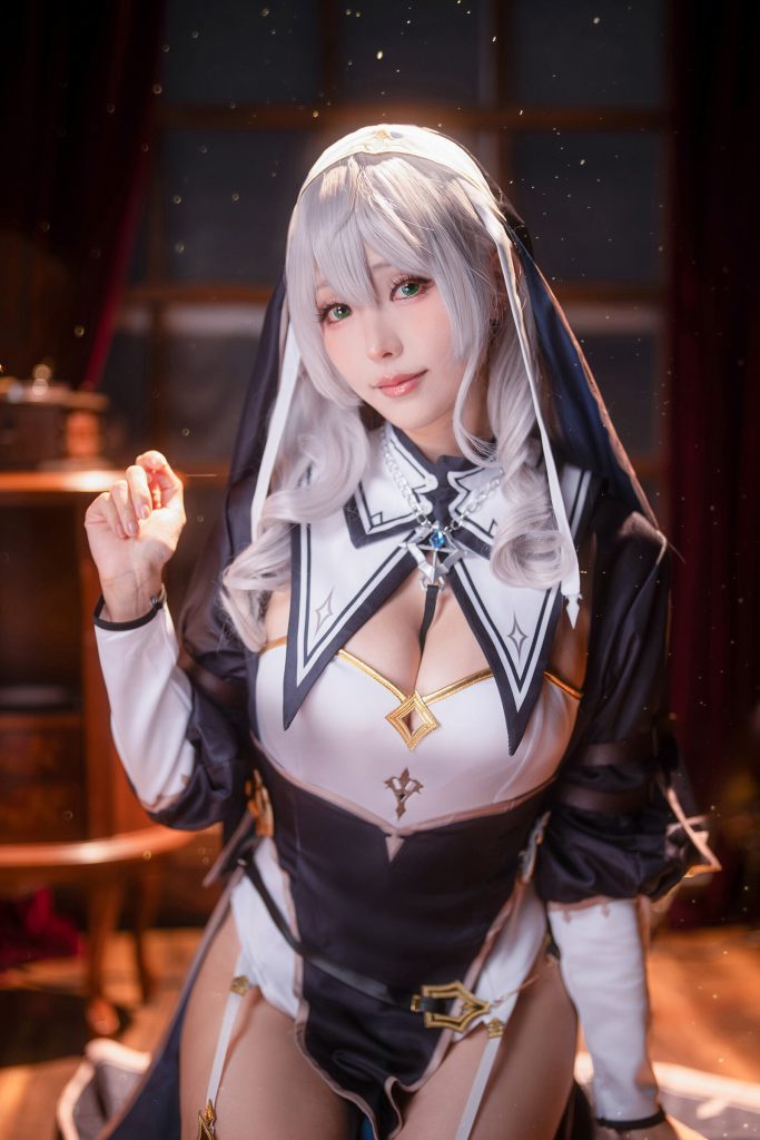 Ely_eee(ElyEE子) NO.164 – Shirogane noel~Nun[27P/13V/206MB]-无料摄影圈