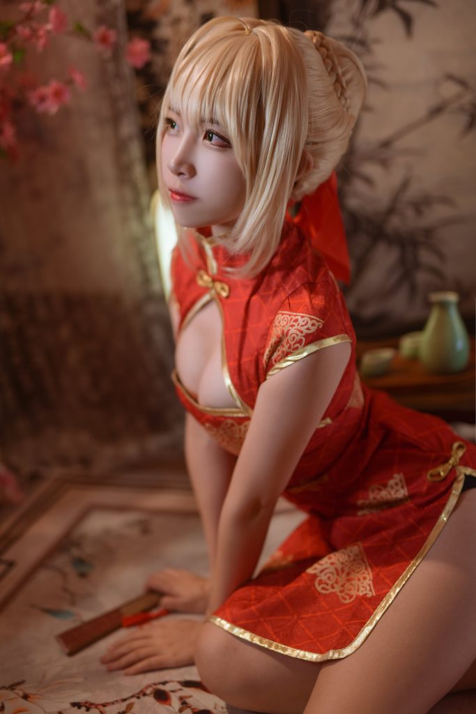 08二佐Nisa Fate尼禄旗袍-无料摄影圈