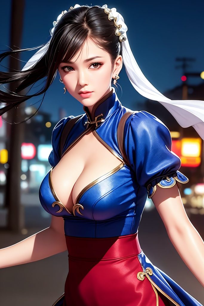 AI绘画 617 街头霸王：杏感女神春丽情趣旗袍紧身衣[233P/495MB]-无料摄影圈