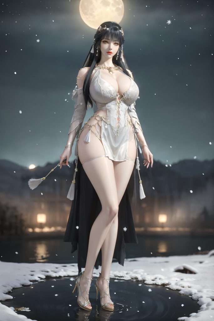 AI绘画 636 灵若 神国公主白月蓉原皮[46P/227MB]插图3