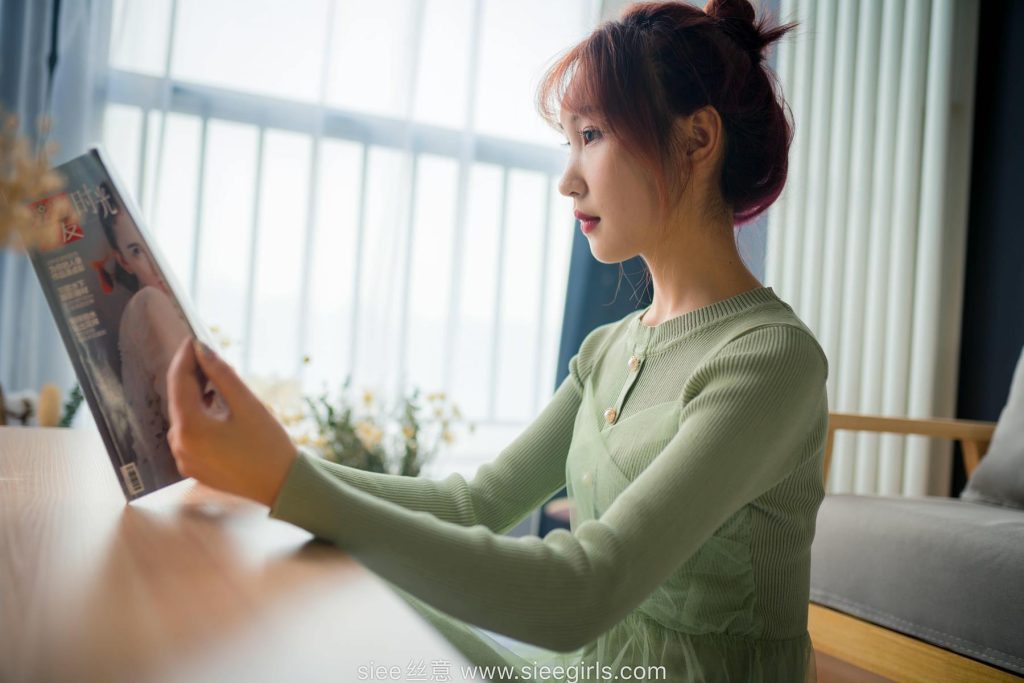 [SIEE丝意] NO.473 绿色莲衣裙 厚肉丝 [70P/159MB]插图3