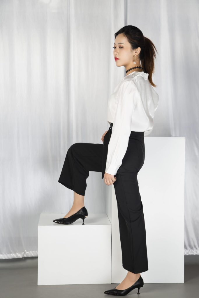奈丝写真 NO.033：晨静-阔腿裤小皮鞋，今日OL通勤 [30P/216MB]插图3