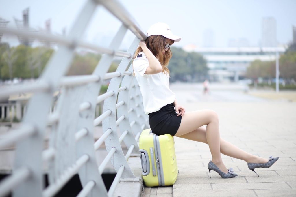 奈丝写真 NO.081：高高-天桥上的制服girl [36P/260MB]插图3