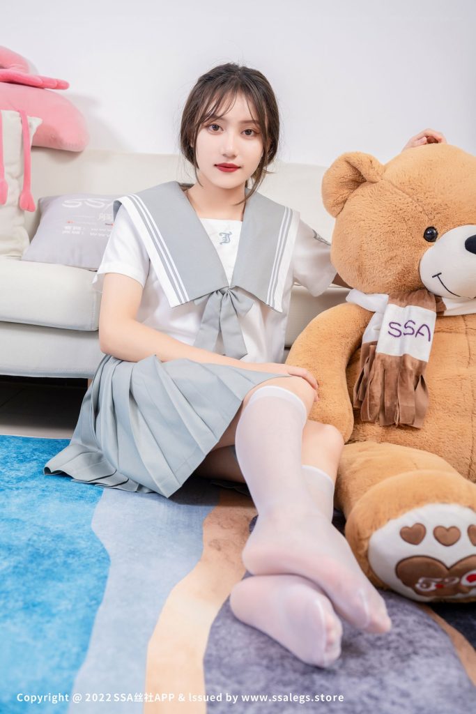 SSA丝社 – No.1219 JK中筒白丝[100P/1V/3.6G]插图2