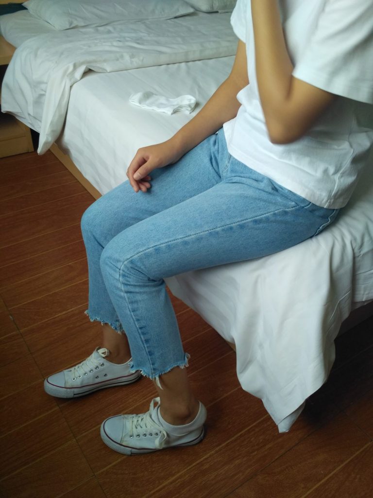 白棉袜 白色帆布 玉足 [220P/1V/980M]插图1