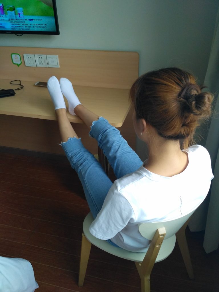 白棉袜 白色帆布 玉足 [220P/1V/980M]插图3