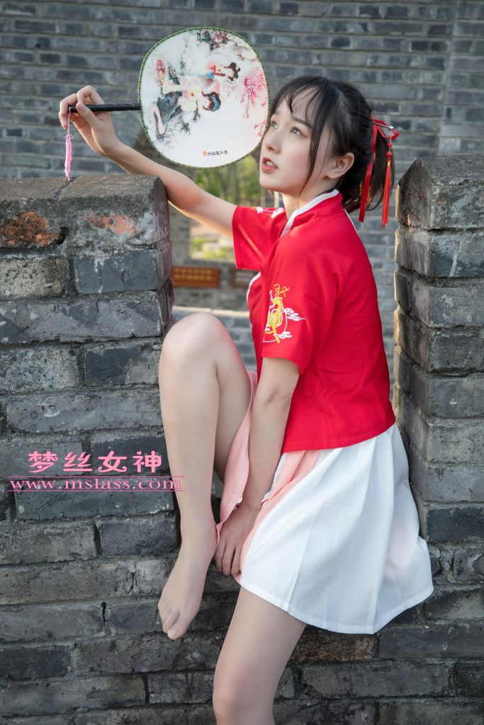 [MSLASS梦丝女神] 2019-05-02 玥玥 长城古风少女 [98P/600MB]插图3