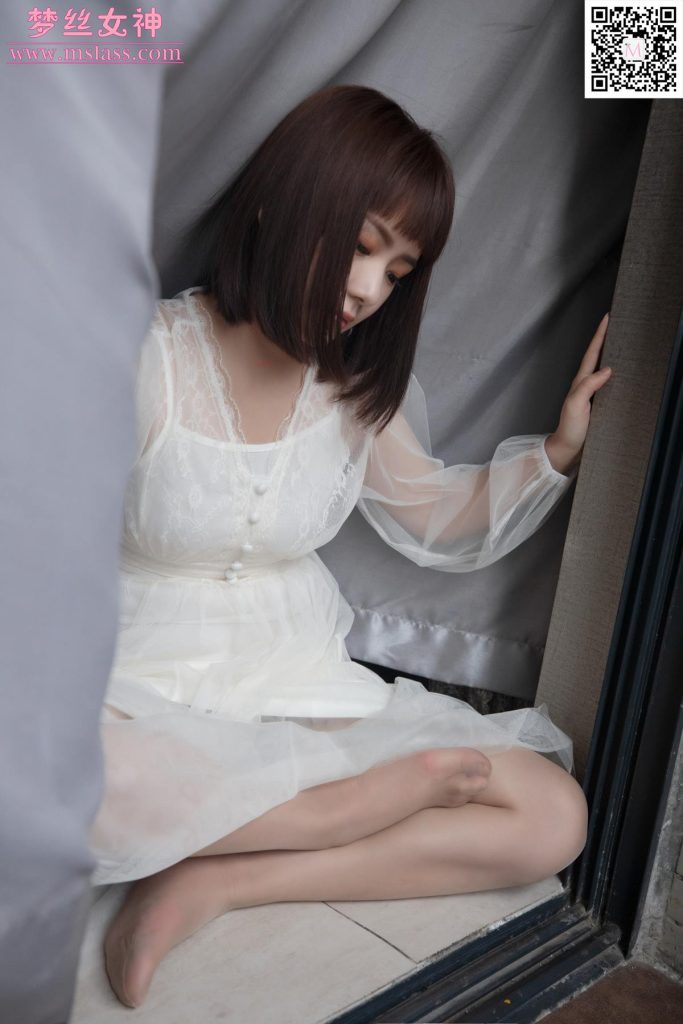 [MSLASS梦丝女神] 2019-11-23 莎莎 透明白纱裙 [63P/598MB]插图3