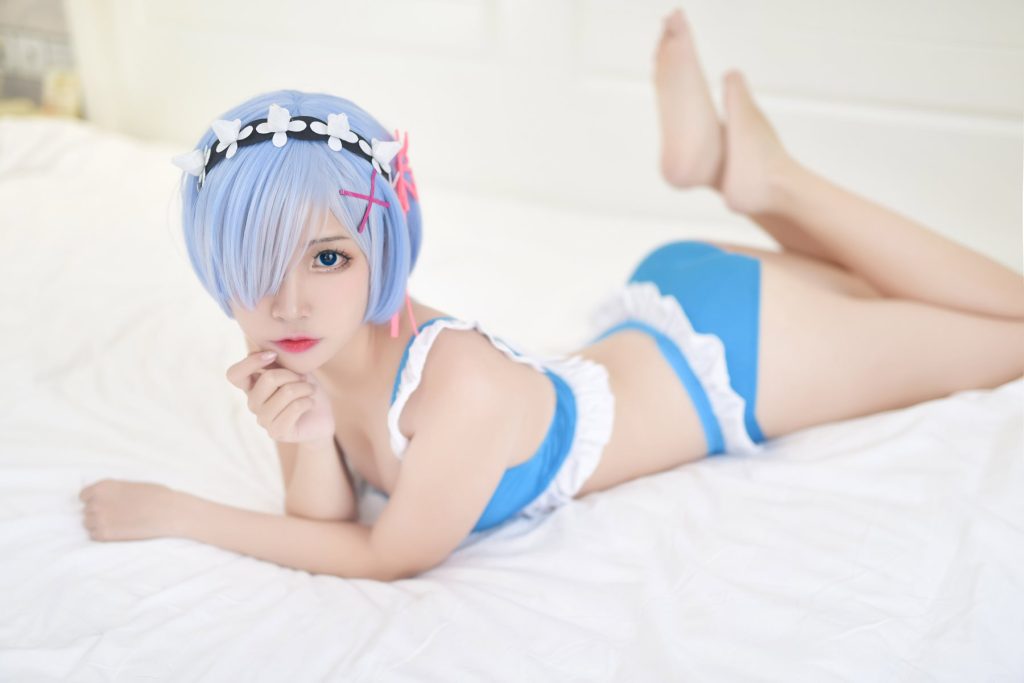 人气Coser二佐Nisa 051 蕾姆泳衣 [14P/17MB]插图2