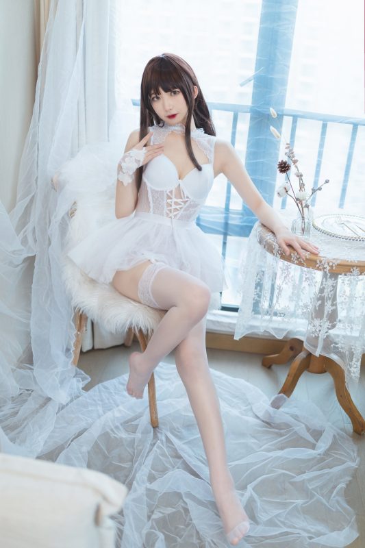 动漫博主封疆疆v 11- 白色纱裙 [40P/489MB]-无料摄影圈