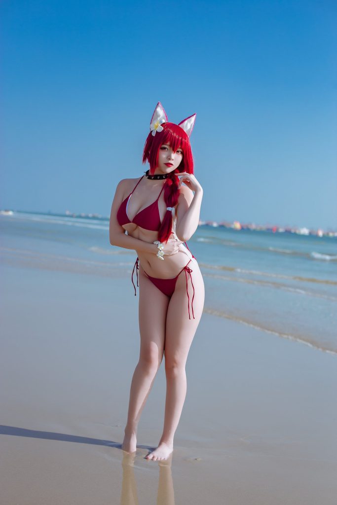 二佐Nisa 089 碧蓝千代田泳装 [20P/78.5MB]插图3