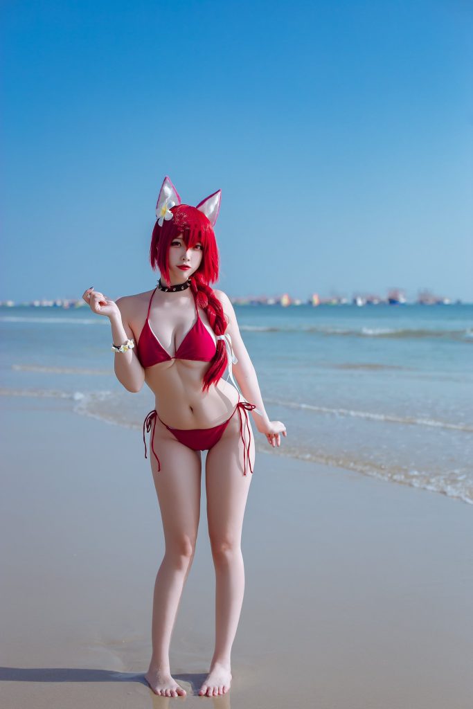 二佐Nisa 089 碧蓝千代田泳装 [20P/78.5MB]插图1