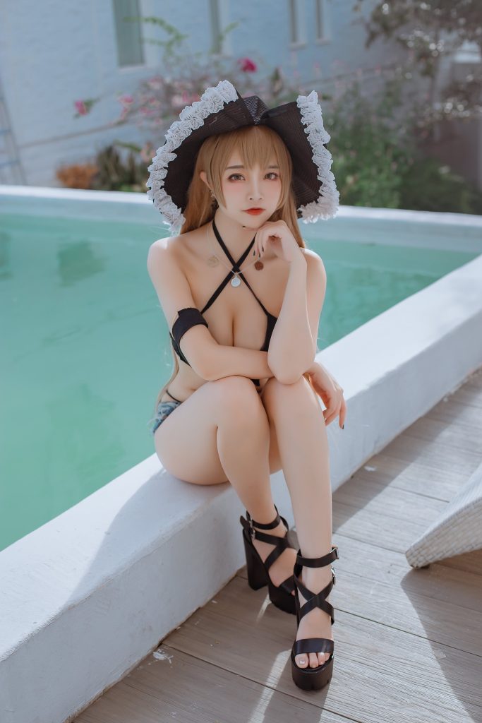 二佐Nisa NO.095 – 碧蓝 让巴尔泳装[20P/139MB]插图2