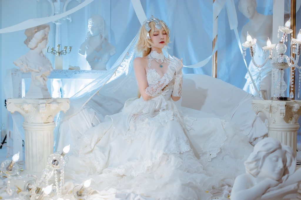 二佐Nisa 105 – fate贞德花嫁[12P/200MB]插图2