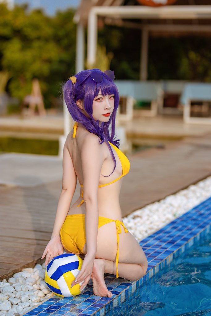 二佐Nisa 112 – 碧蓝 波拉泳装[20P/164MB]插图2