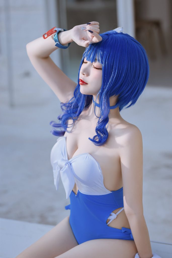 二佐Nisa NO.114 – 碧蓝 圣路易斯泳装[26P/267MB]插图2